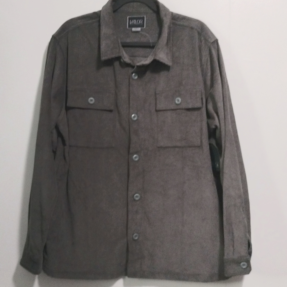 Valor Collective button front Corduroy Chore Jacket size L